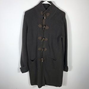 WORTH 100% COTTON SWEATER COAT SZ M